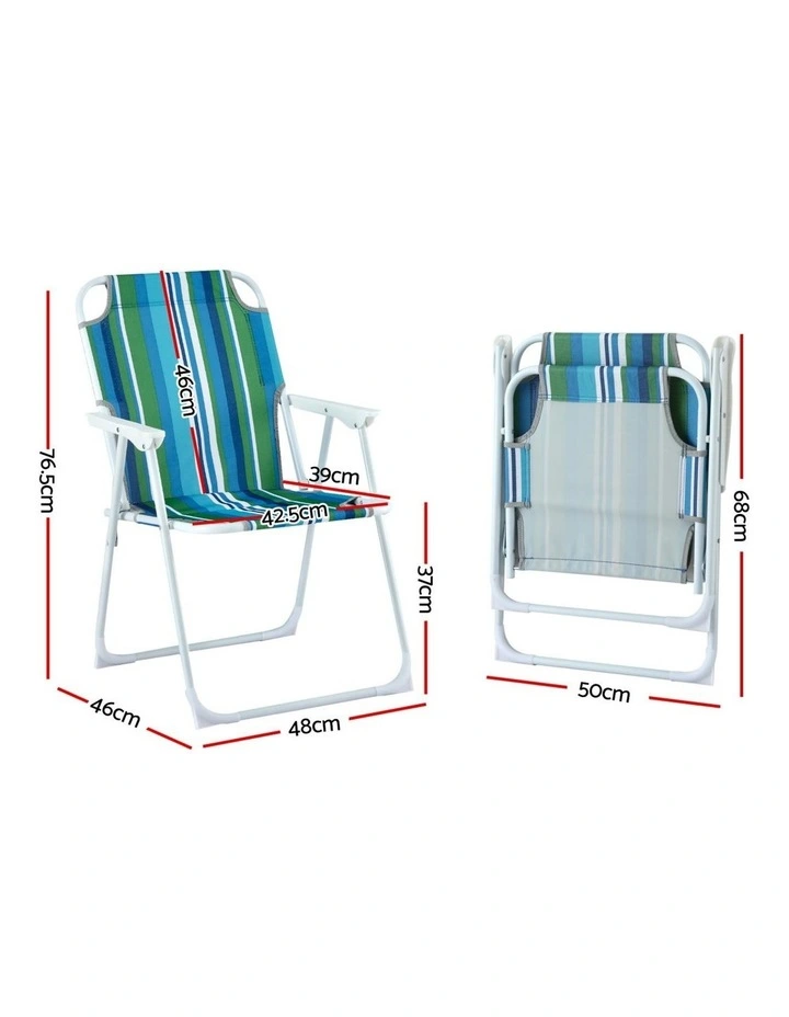 Outdoor Camping Folding Chair in Multi image 4