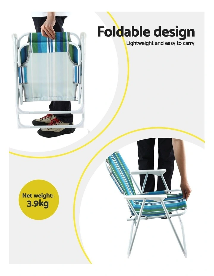 Outdoor Camping Folding Chair in Multi image 6