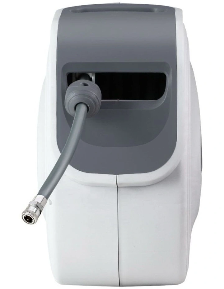Compressor Auto Rewind Retractable Wall Mounted Garage Air Hose Reel 20m in Grey image 4