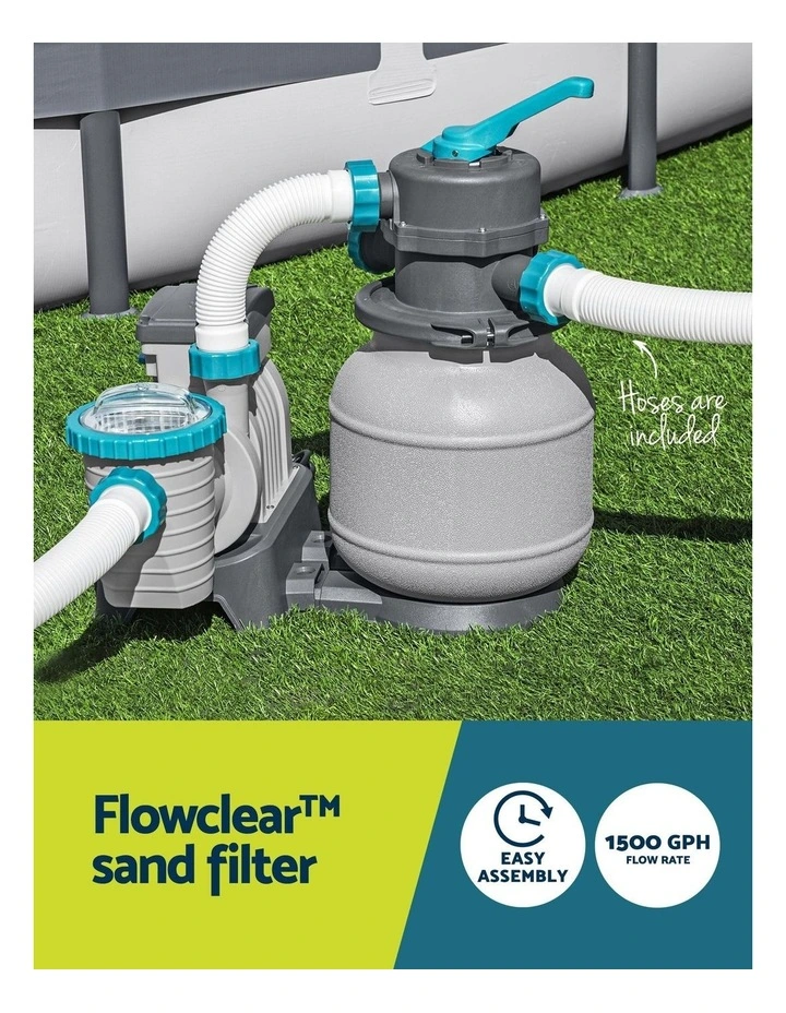 Pool Pump Sand Filter 1500GPH 5678L/H in Multi image 5