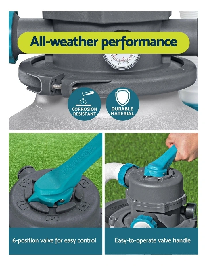 Pool Pump Sand Filter 1500GPH 5678L/H in Multi image 6
