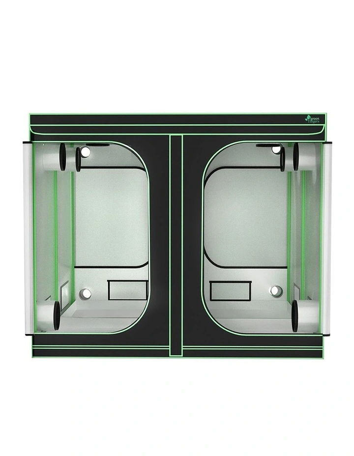 Hydroponics Indoor Grow Tent Kits 240x240x200cm in Black image 2