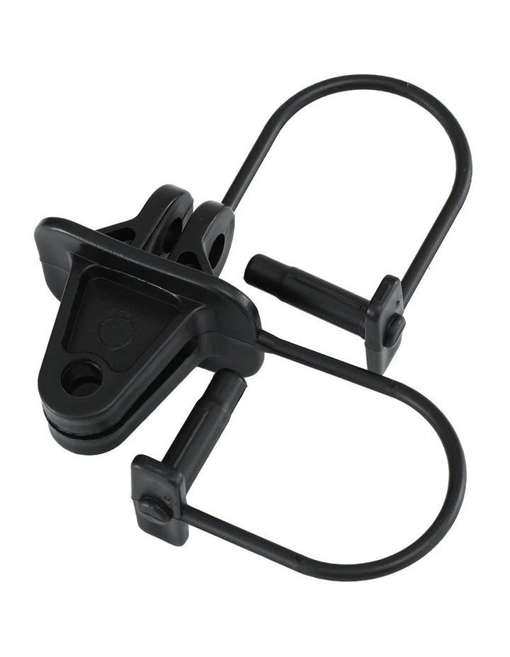 Electric Fence Insulators Pinlock 200 Pieces in Black image 1