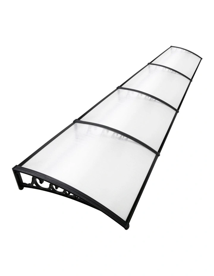 Window Door Awning 1mx4m in Transparent image 1