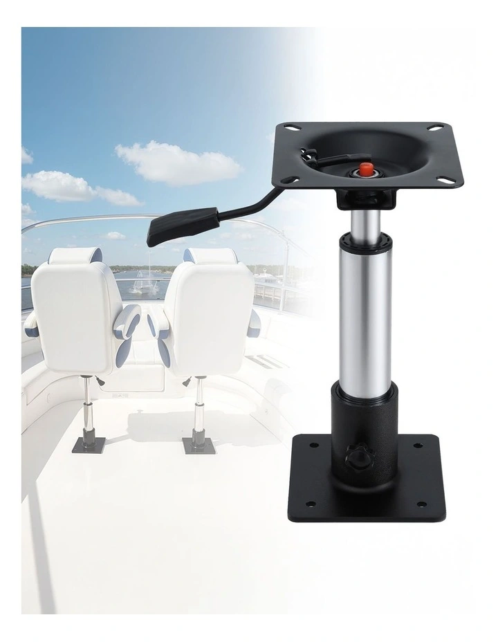 Adjustable Gas Lift 360 Degrees Swivel Boat Seat Pedestal 3446cm in Multi image 3