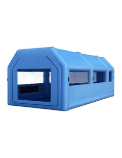 Spray Booth Car Paint Inflatable Tent 8.5x4.8m in Blue