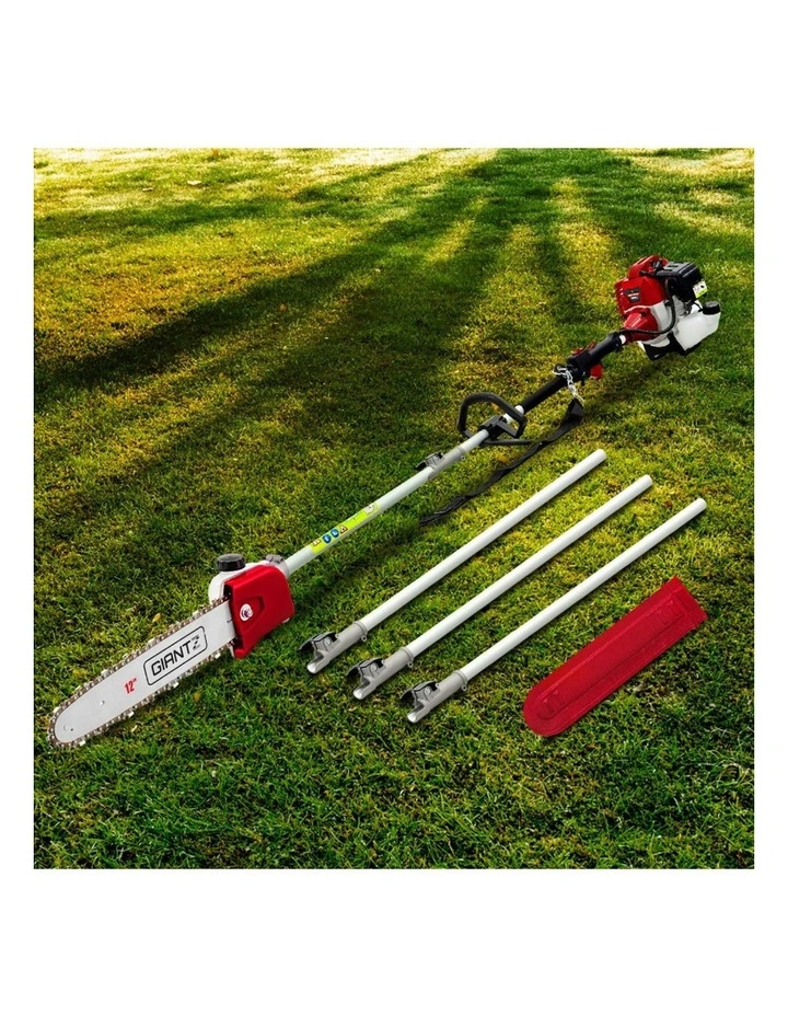 Pole Chainsaw 2 Stroke Petrol Tree Pruner Long Reach Saw 12 Inch in Multi image 3