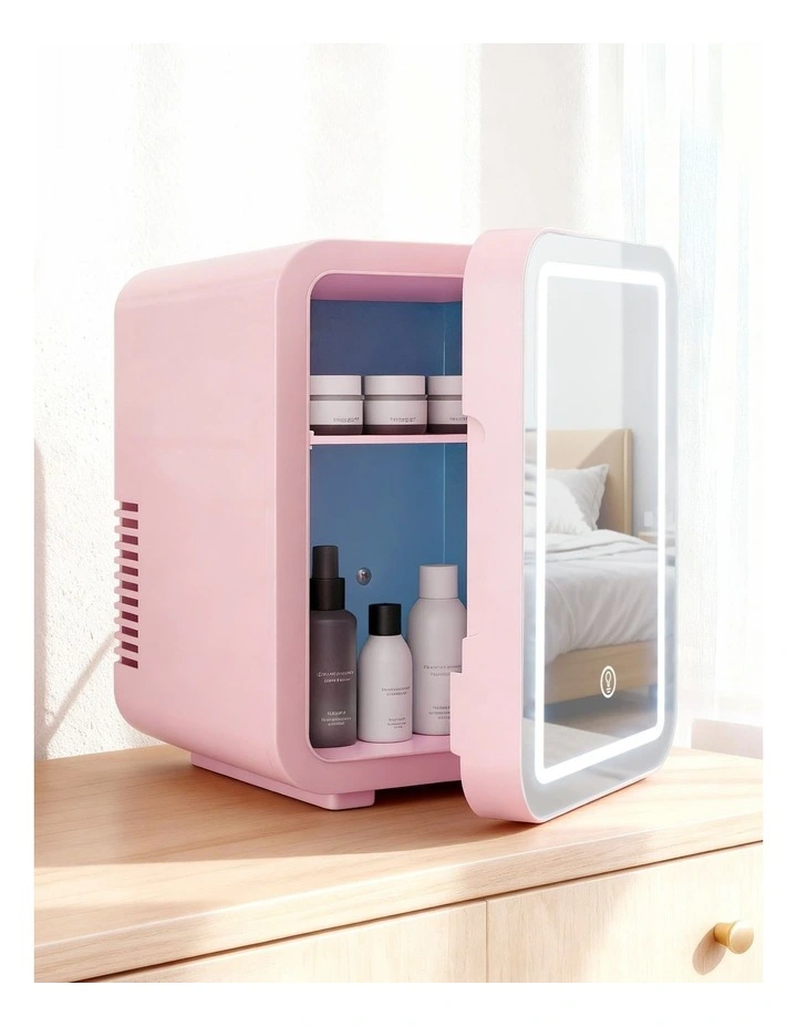 Mini Fridge 4L 12V 220V in Pink image 3