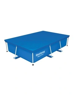 Rectangle Swimming Pool Pe Shelter Fits 259x170cm in Blue