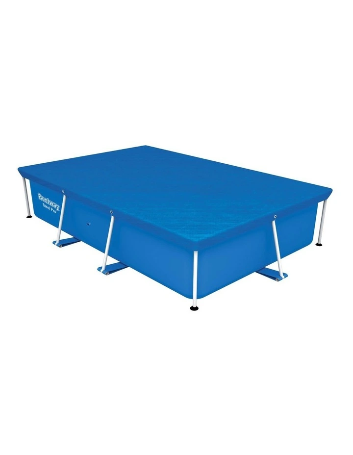 Rectangle Swimming Pool Pe Shelter Fits 259x170cm in Blue image 2