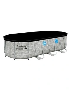 Steel Frame Above Ground Swimming Pool 549x274x122cm in Multi