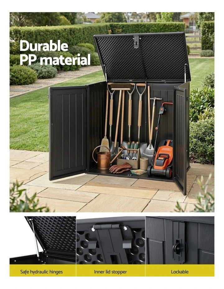 Outdoor Storage Box 775L in Black image 6