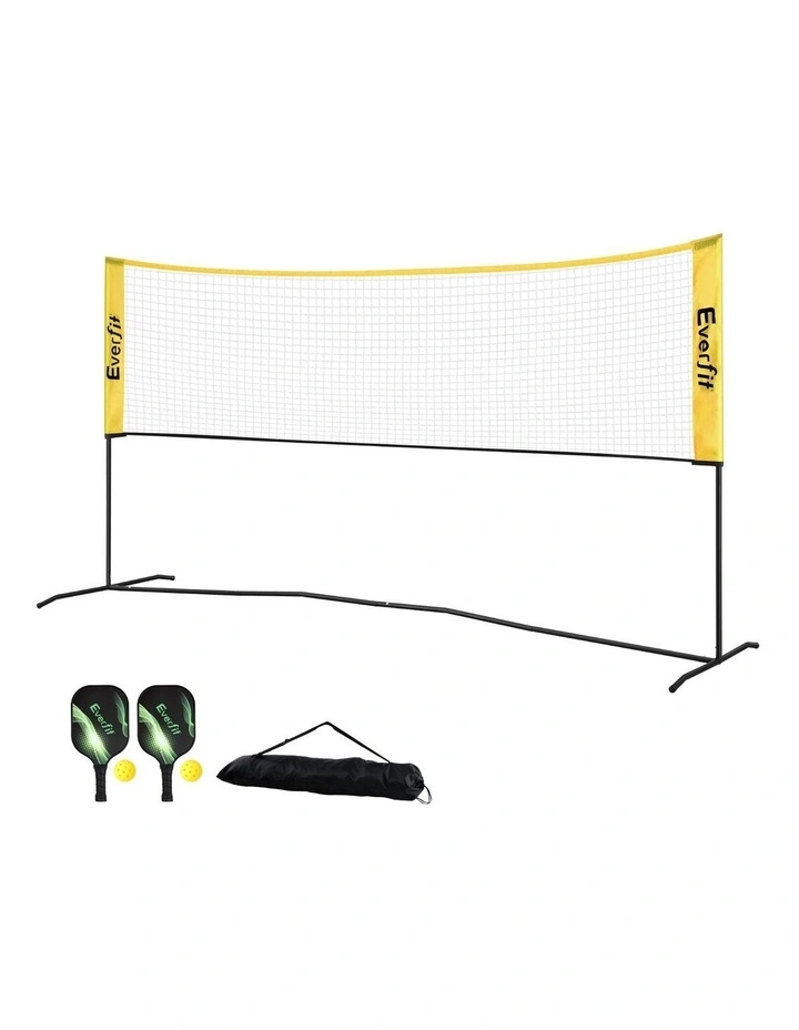 Portable Pickle Ball Net Adjustable Multi-Sport for Badminton Tennis Pickleball Volle 10ft yball image 1