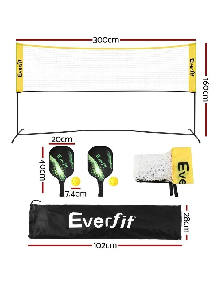 Portable Pickle Ball Net Adjustable Multi-Sport for Badminton Tennis Pickleball Volle 10ft yball image 4