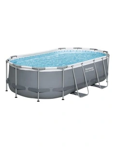 Steel Frame Above Ground Swimming Pool 427x250x100cm in Multi