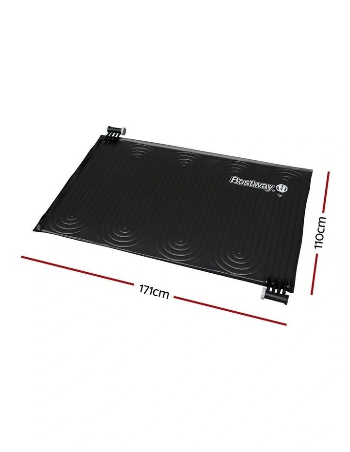 Solar Pool Heater Pad 110x171cm in Black image 4