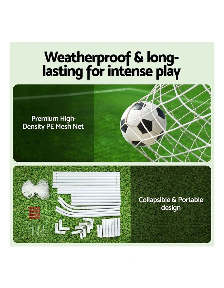 Soccer Football Goal Net 12FT in White image 6