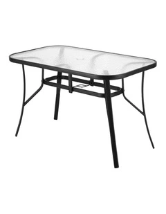 Outdoor Dining Table 120cm in Black