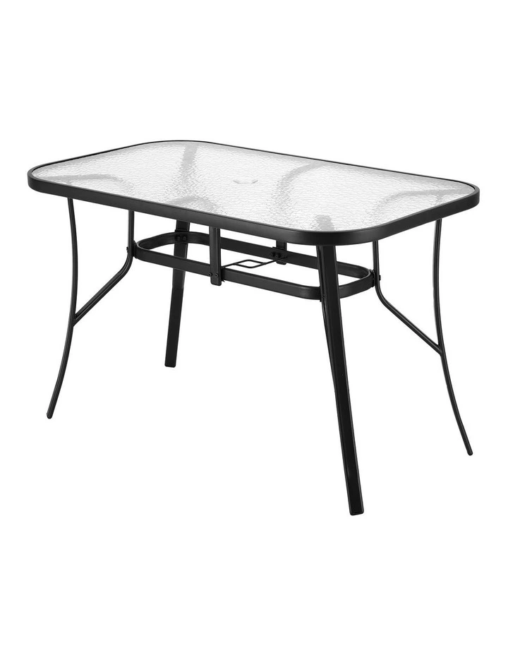 Outdoor Dining Table 120cm in Black image 1