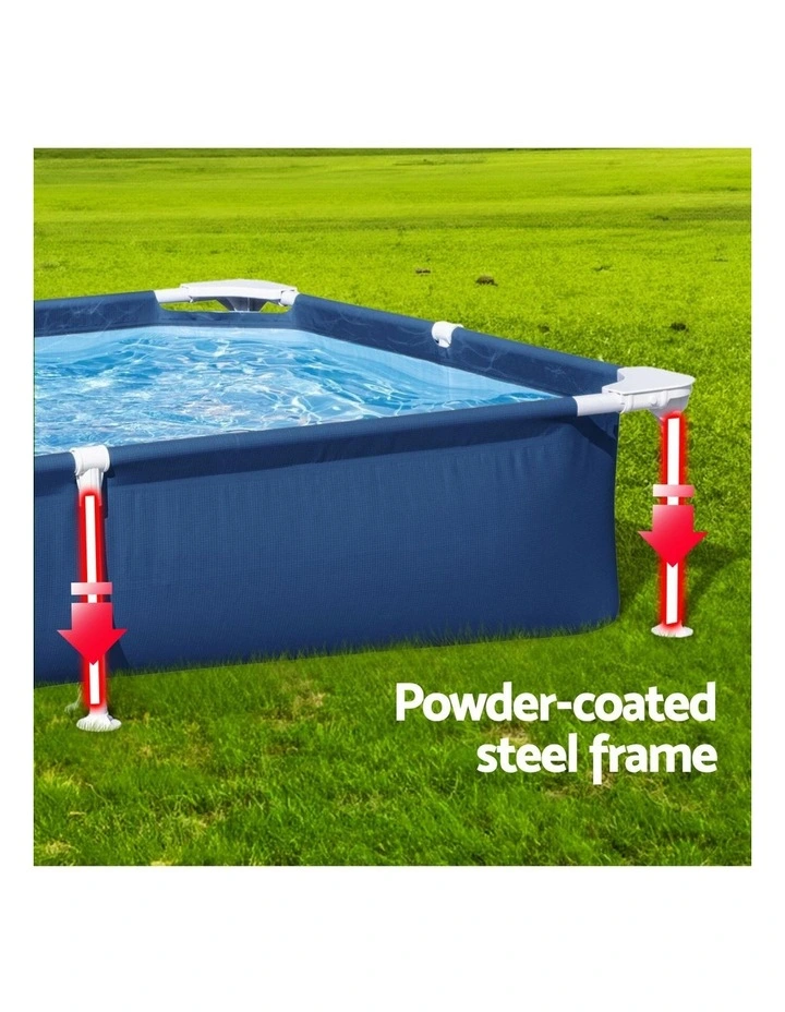 Swimming Pool 221x150x43cm 1200L in Blue image 5