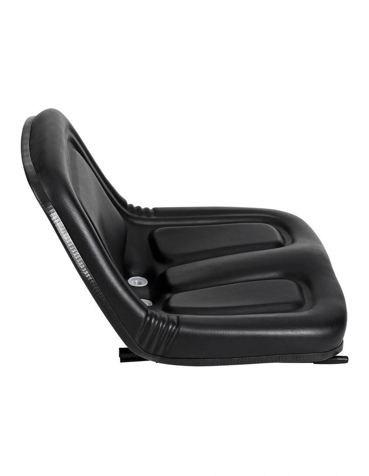 PU Leather Forklift Excavator Universal Backrest Truck Chair in Black image 2
