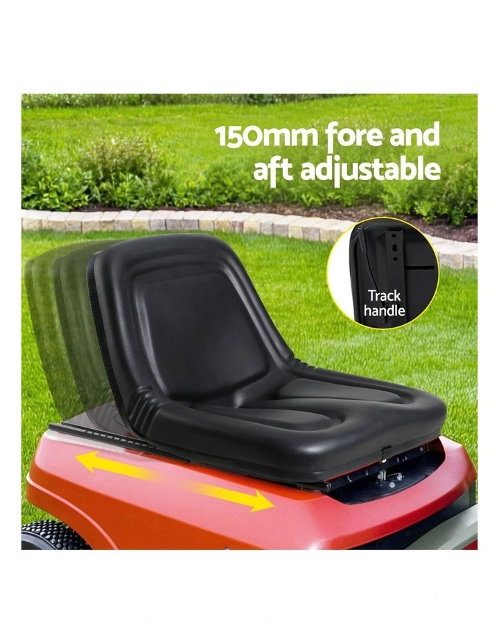 PU Leather Forklift Excavator Universal Backrest Truck Chair in Black image 5