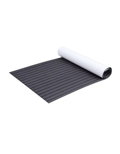 EVA Foam Boat Flooring Mat Decking Sheet 240x90x0.6cm in Dark Grey Decor