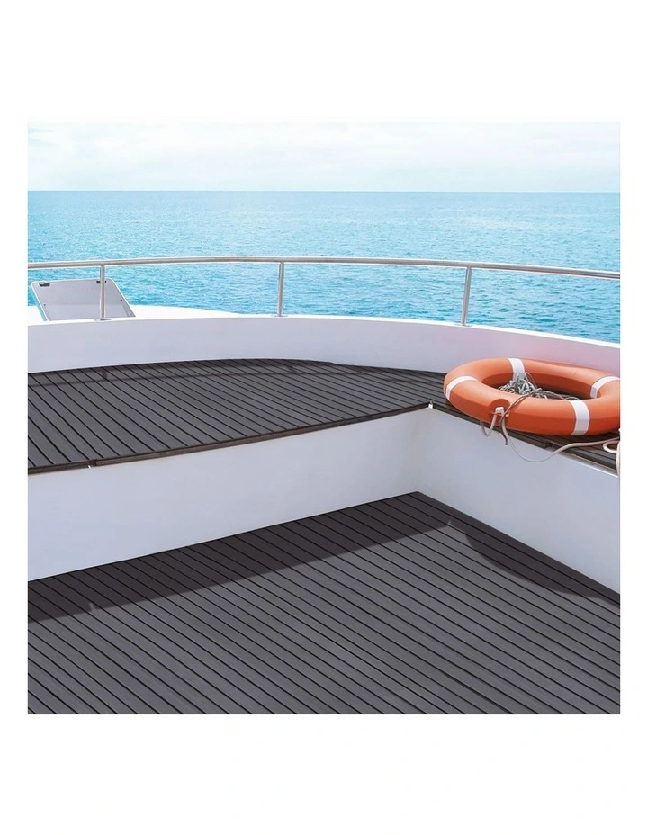 EVA Foam Boat Flooring Mat Decking Sheet 240x90x0.6cm in Dark Grey Decor image 3