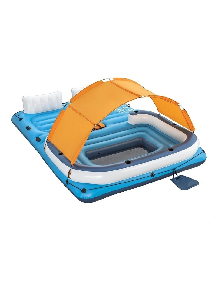Inflatable Float Pool Island in Multi image 2