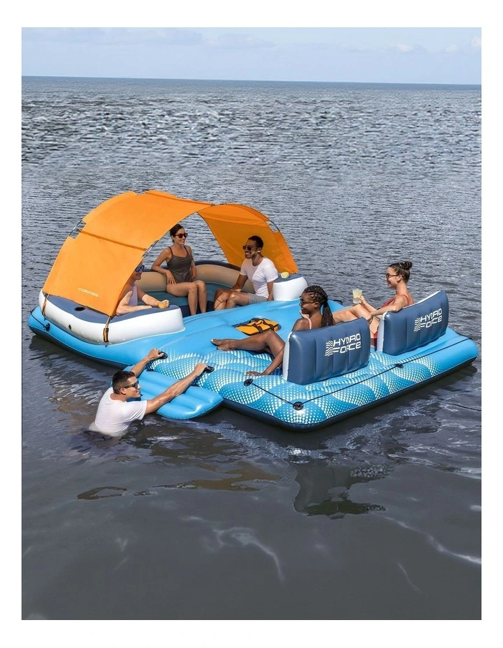 Inflatable Float Pool Island in Multi image 3