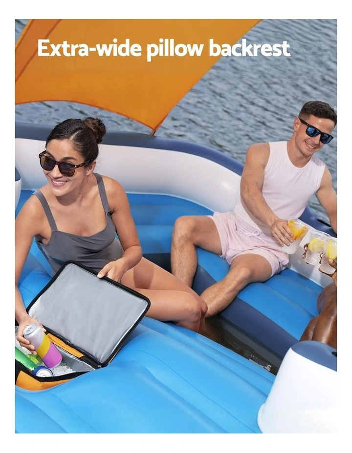 Inflatable Float Pool Island in Multi image 7