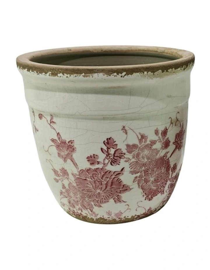 Cherry Blossom Large Planter (18x18x16.5cm) in Multi image 2