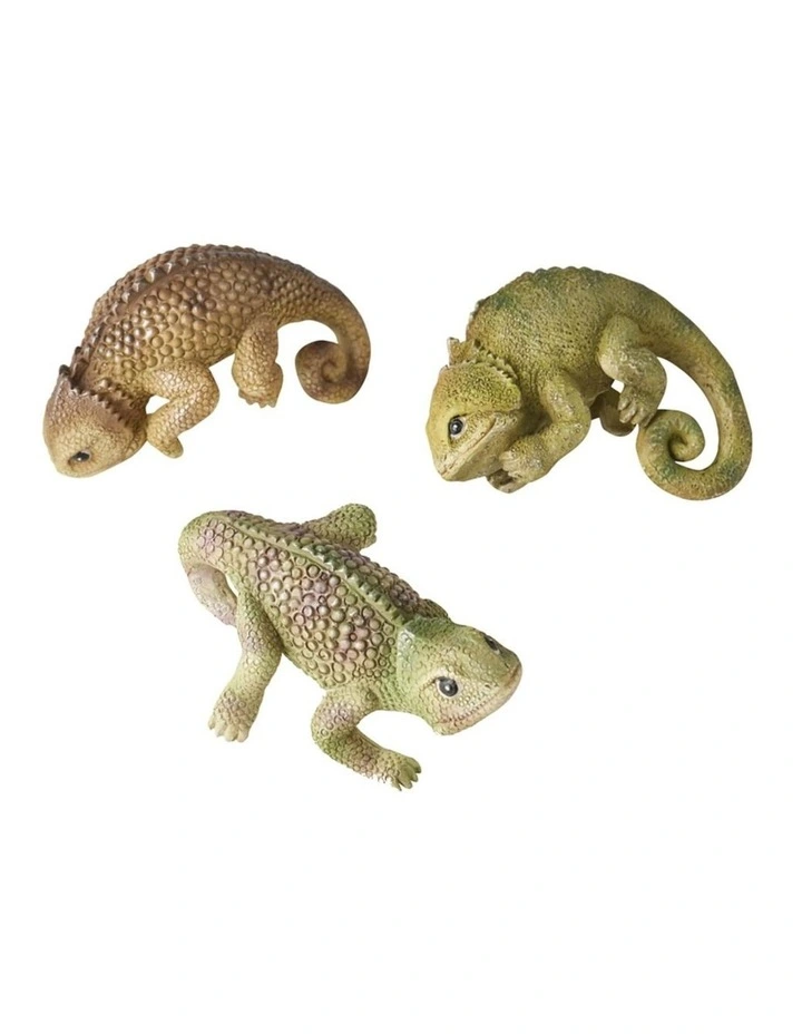 Willow & Silk Set/3 Asst Chameleon Pot Hangers image 6