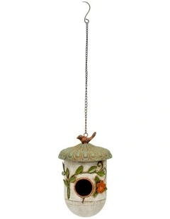 Perched Paradise Hanging Birdhouse in Multi