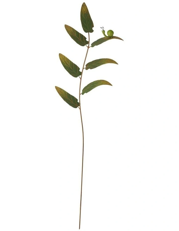 Leaf Stakes With Bug/Bird Set of 3 in Green image 2