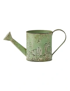 Decorative Watering Can 30x12.5x13.5cm in Green