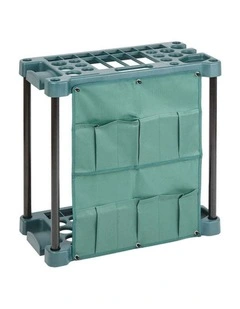 Organising Garden Tools Storage Rack in Green