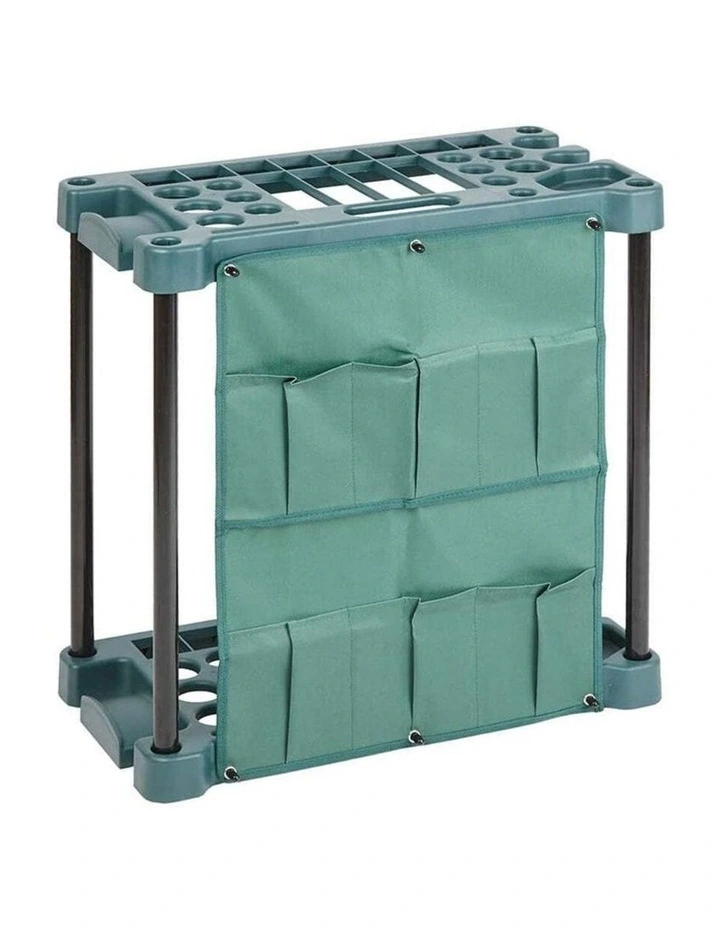 Organising Garden Tools Storage Rack in Green image 1