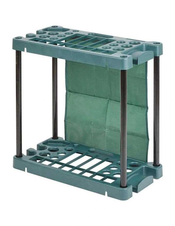 Organising Garden Tools Storage Rack in Green image 2