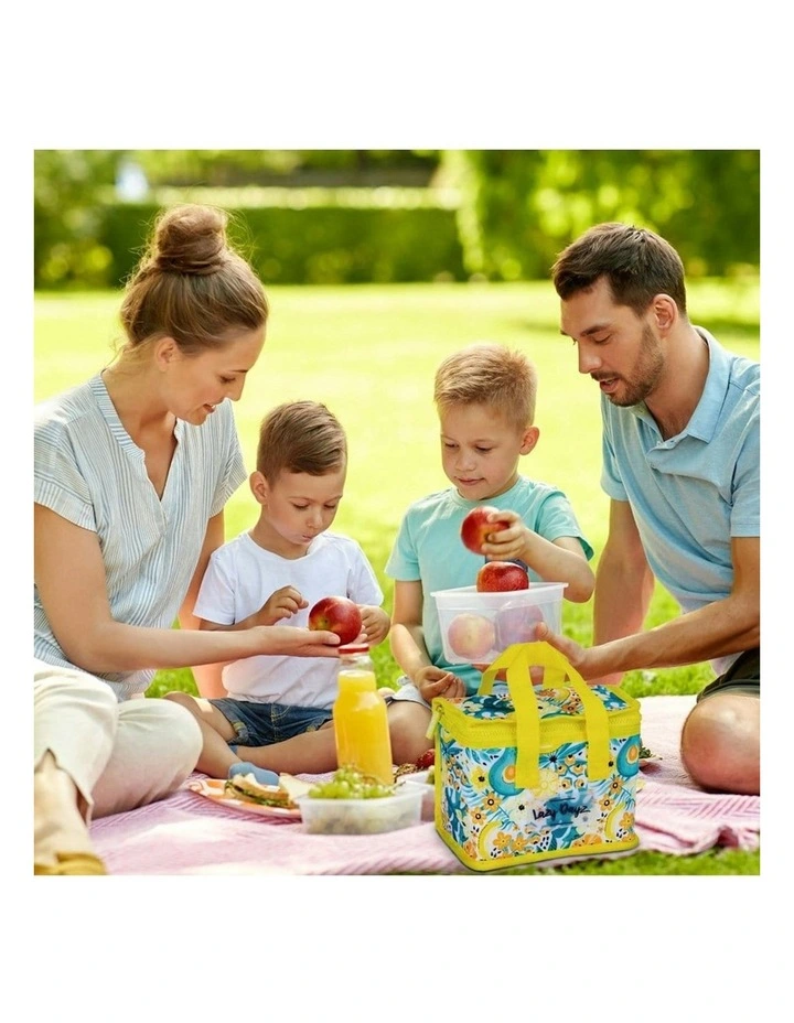 LAZY DAYZ Food Safe Insulated Kids Lunch Box Cooler Bag - Tamara Yellow image 2