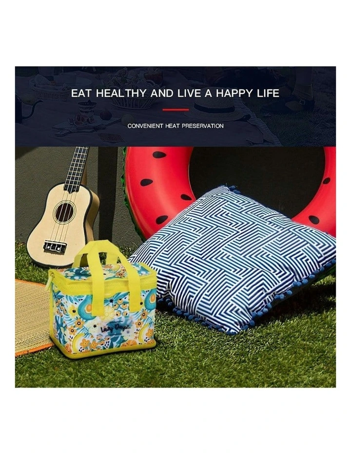 LAZY DAYZ Food Safe Insulated Kids Lunch Box Cooler Bag - Tamara Yellow image 3
