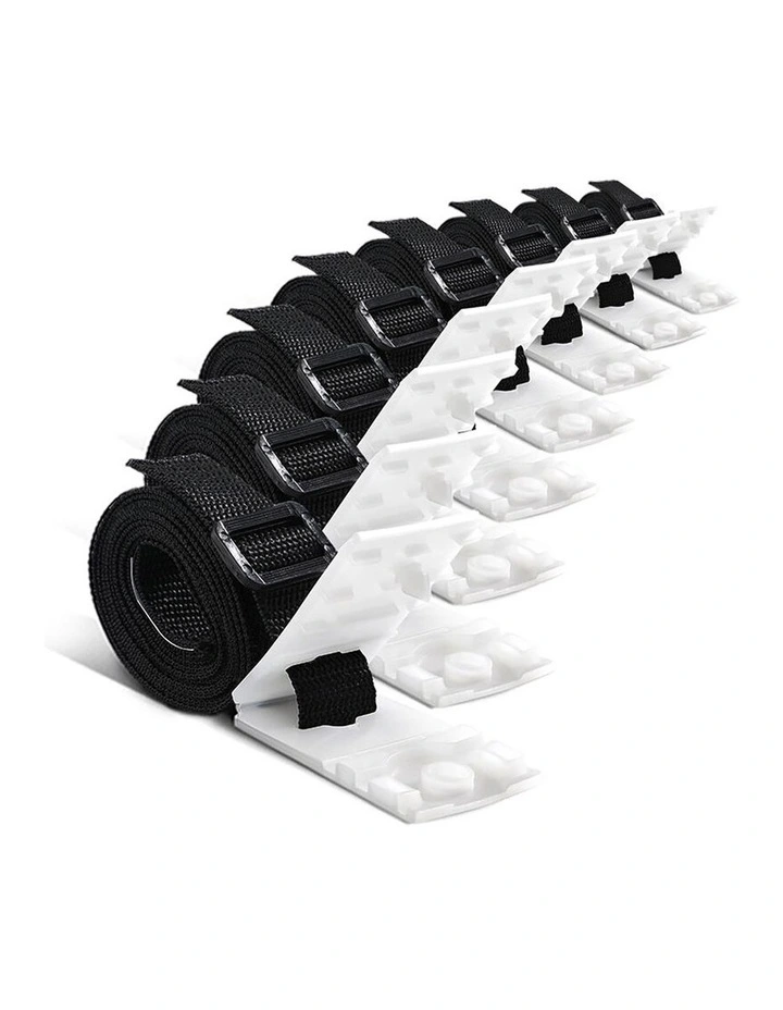 Pool Cover Roller Straps Kit 8PCS Swimming Pool Blanket Attachment image 1