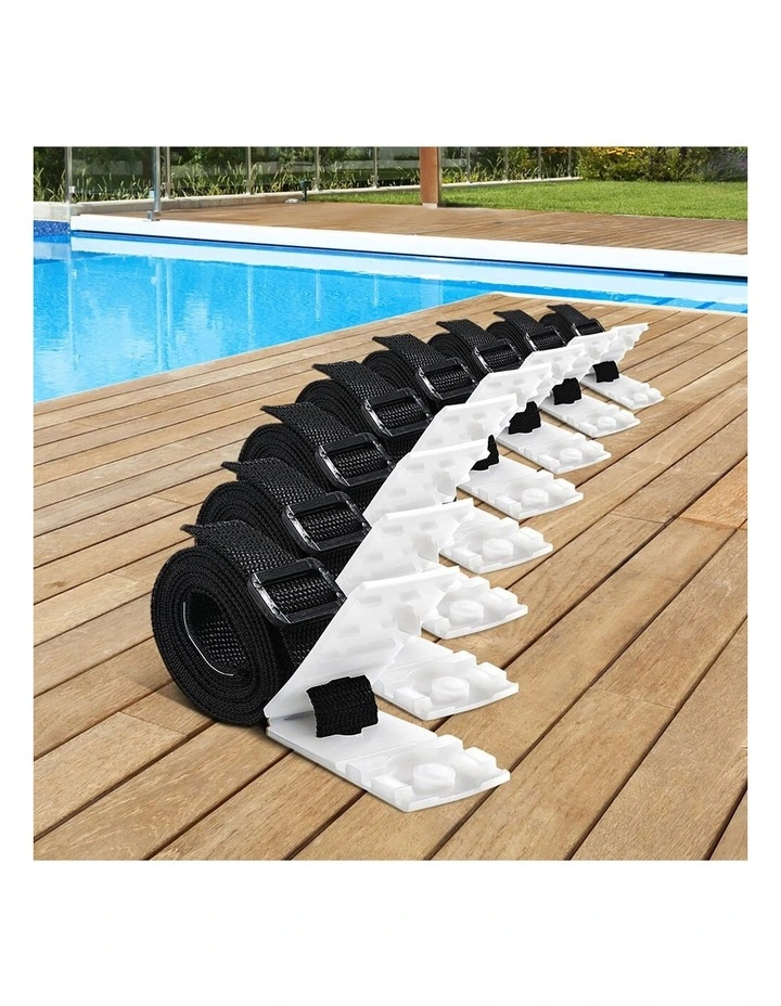 Pool Cover Roller Straps Kit 8PCS Swimming Pool Blanket Attachment image 4