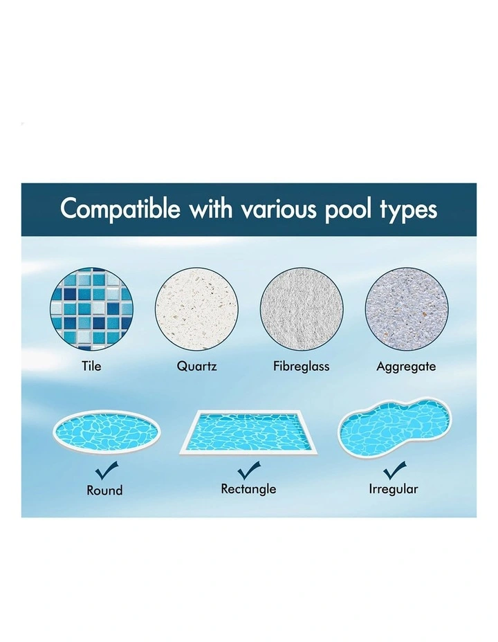 Pool Cleaner Automatic Vacuum Floor Climb Wall Swimming Pool Hose 10M image 3