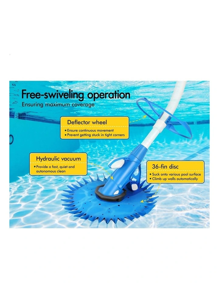 Pool Cleaner Automatic Vacuum Floor Climb Wall Swimming Pool Hose 10M image 5