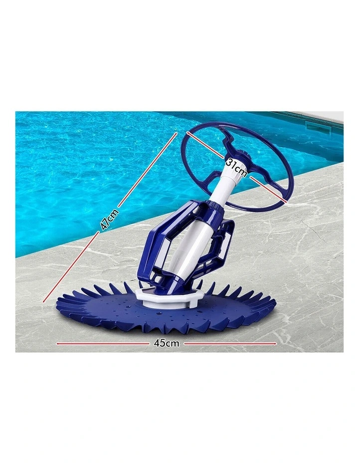 Pool Cleaner Automatic Vacuum Floor Climb Wall Swimming Pool Hose 10M Blue image 3