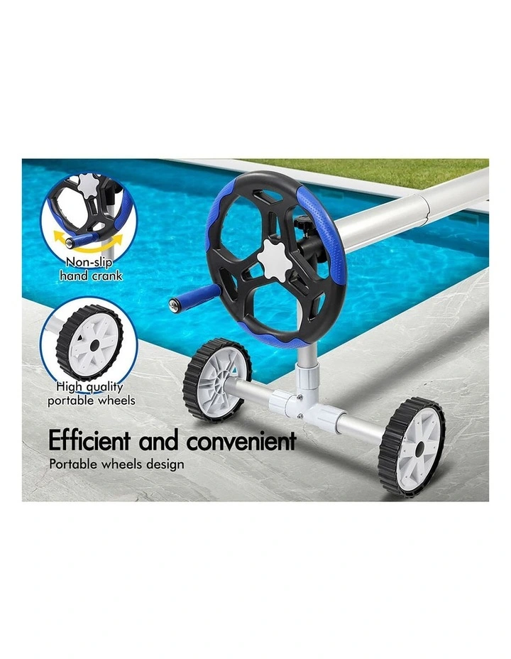 Pool Cover 500 Micron Solar Blanket Swimming 6M Roller Reel 7X4M image 3