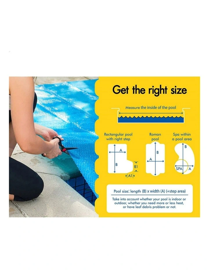 Pool Cover 500 Microns Solar Blanket Swimming Isothermal 7X3.5M image 5