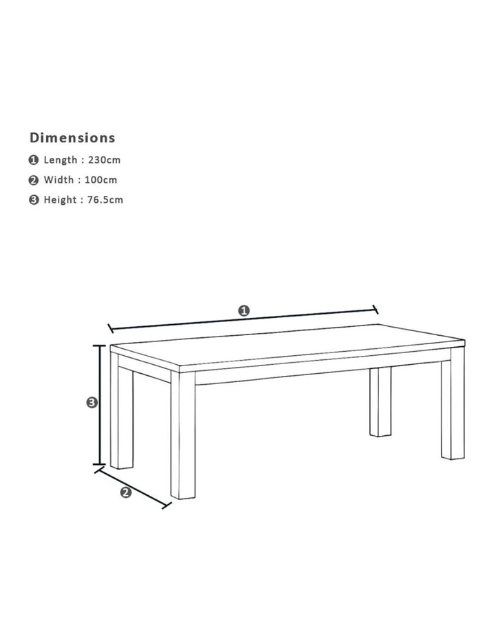 Pearl Outdoor 2.3m Teak Timber Dining Table with 8 Coastal Chairs image 7