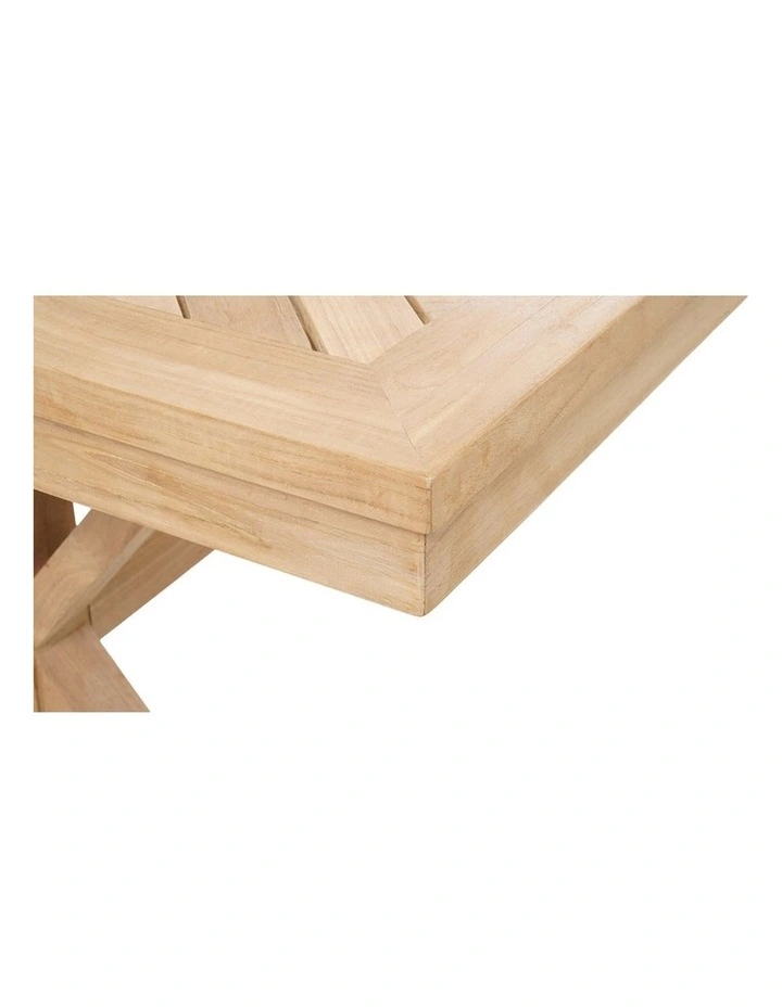 Darlington Outdoor 2.5m Teak Timber Table image 5